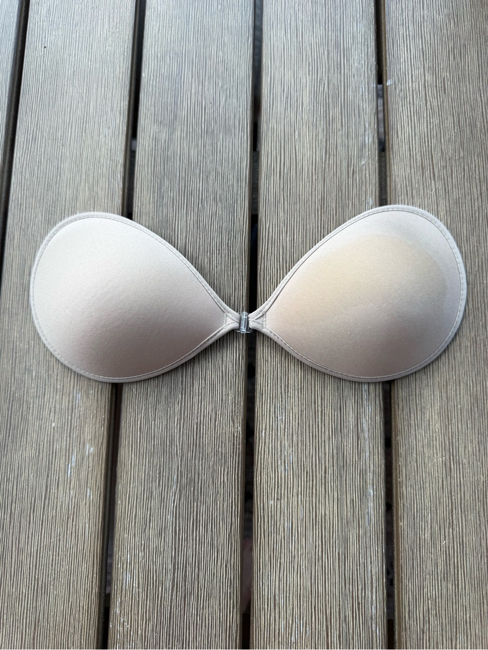 Arbun Nude Strapless Sticky Bra Adhesive Backless Bra Size A